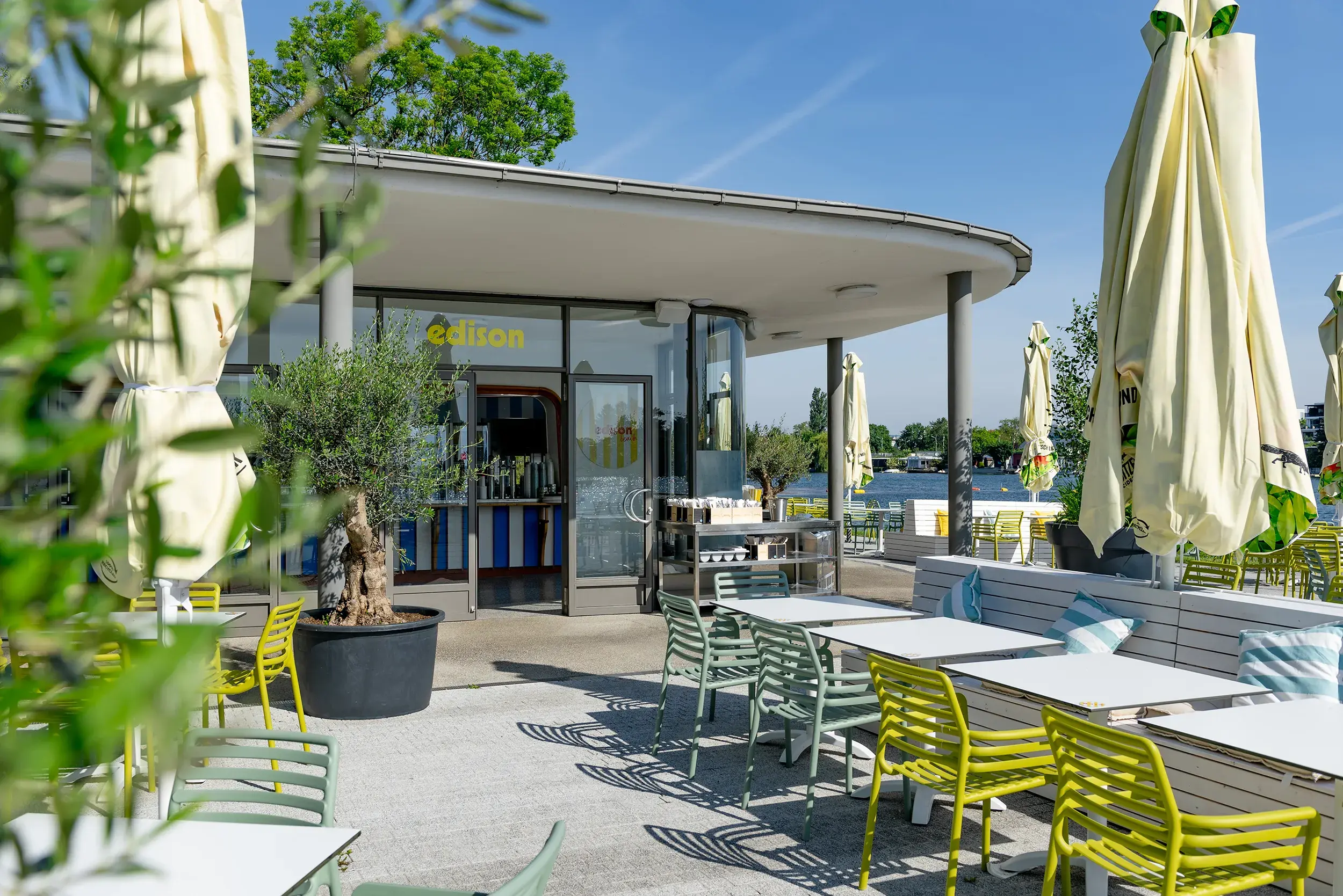 edison Terrasse im Bundesbad Alte Donau