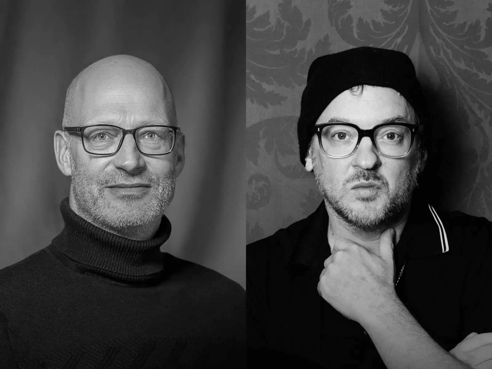 Porträts von Joachim Meyerhoff und Matthias Jakisic