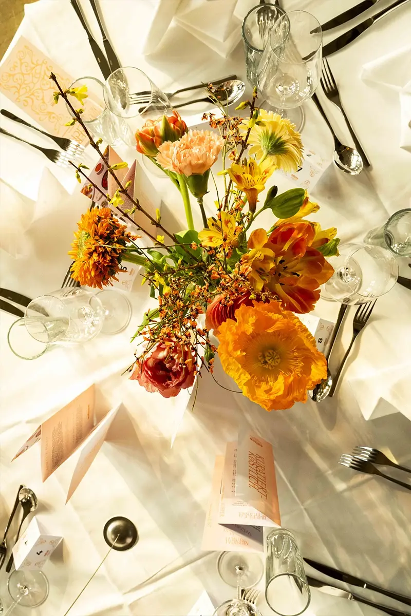 Kulinarische Details im edison Kultursalon